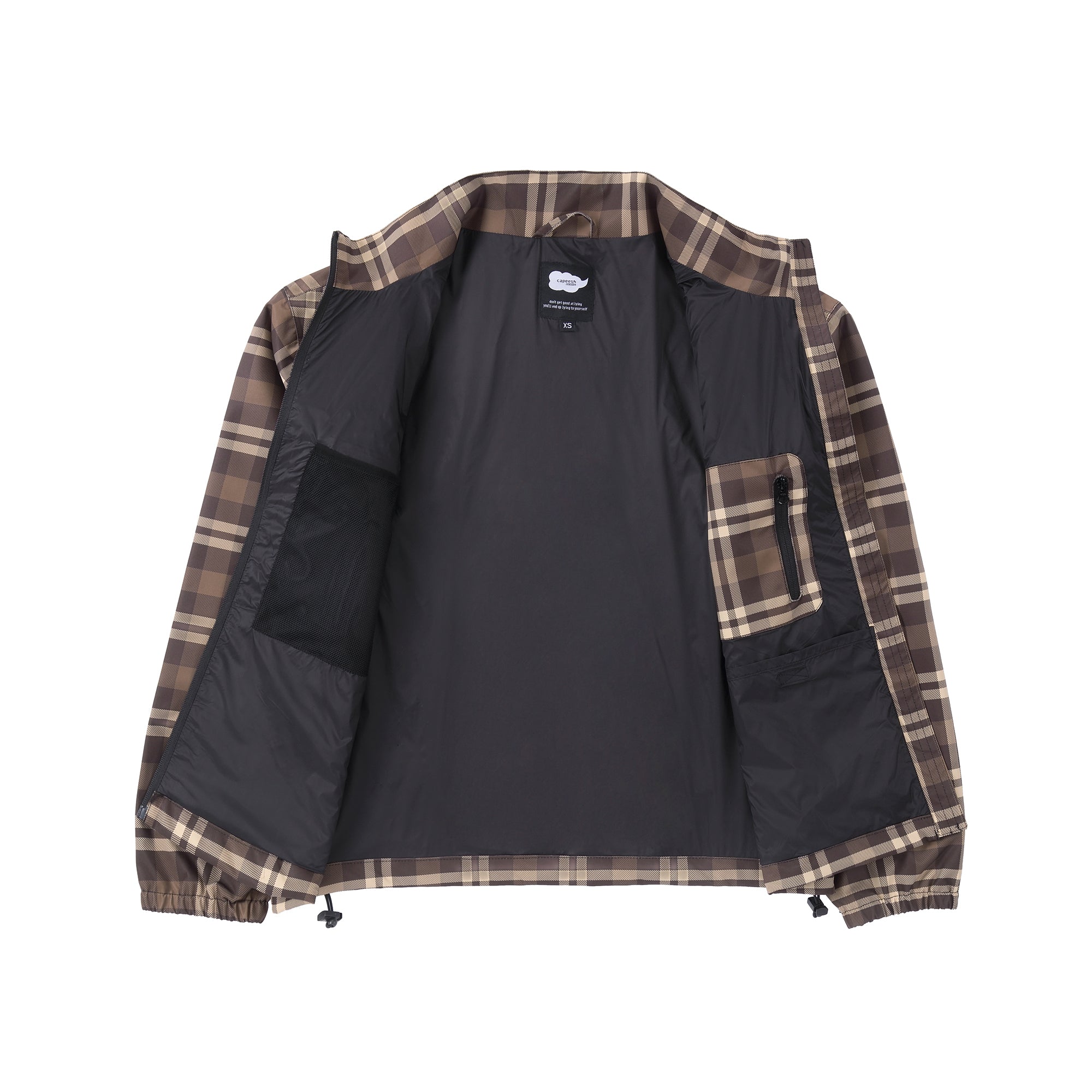 deconstucted revamp - plaid brown