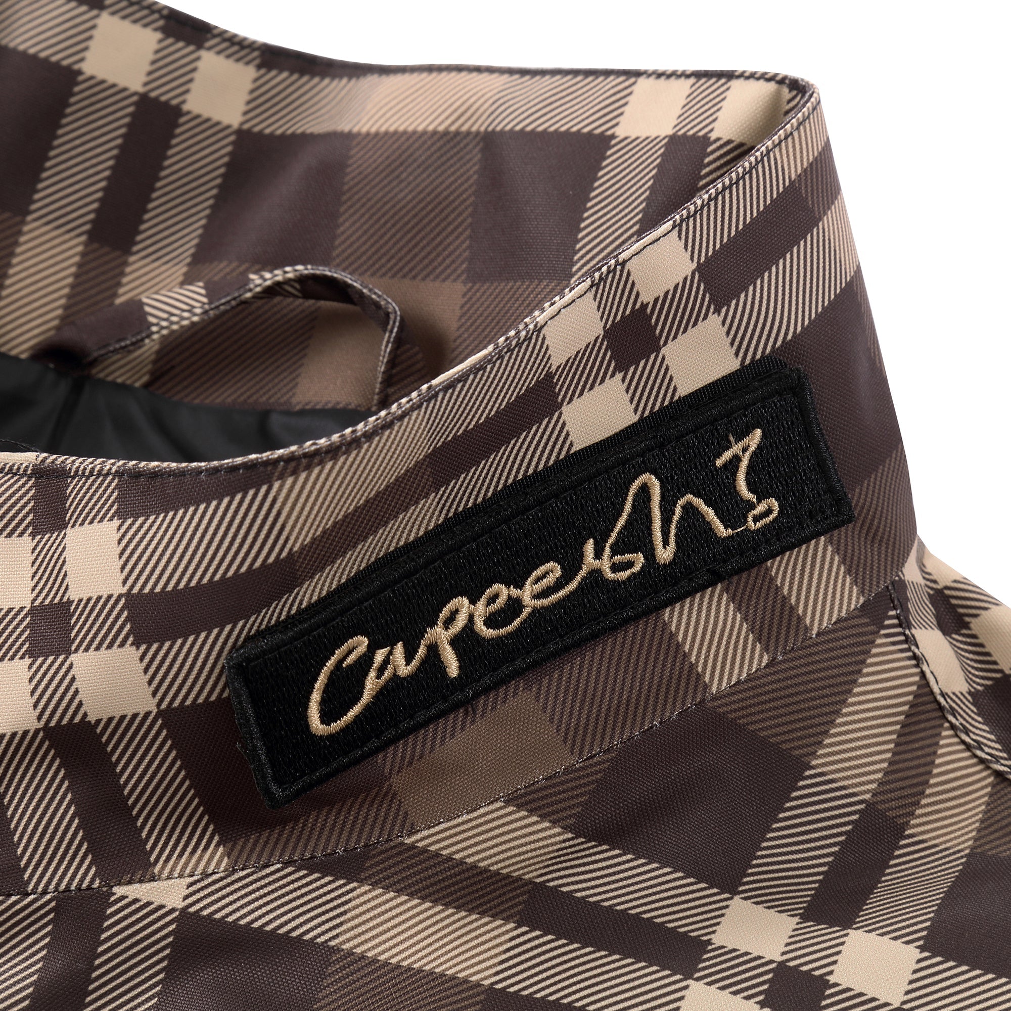 deconstucted revamp - plaid brown