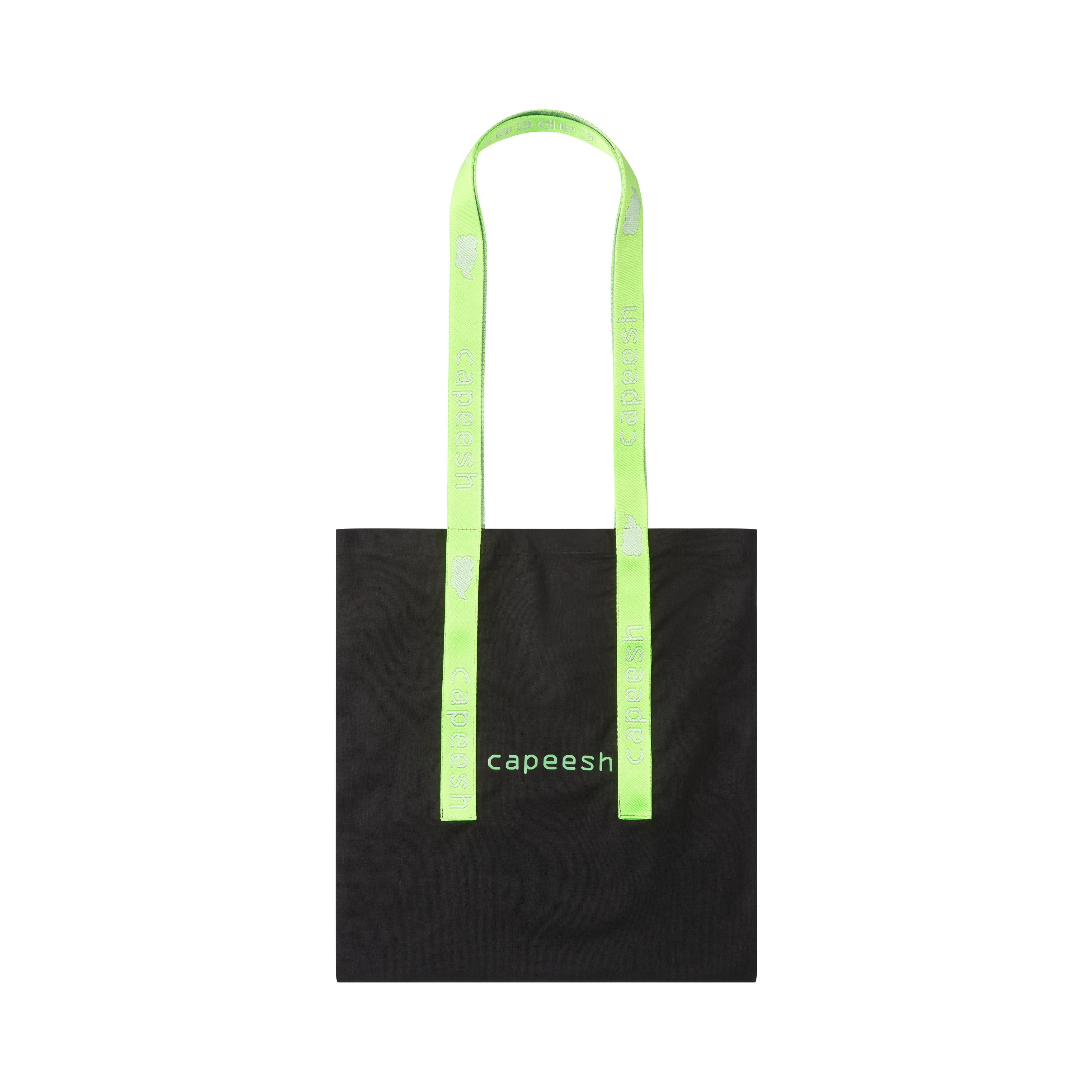 catpiss totebag - green