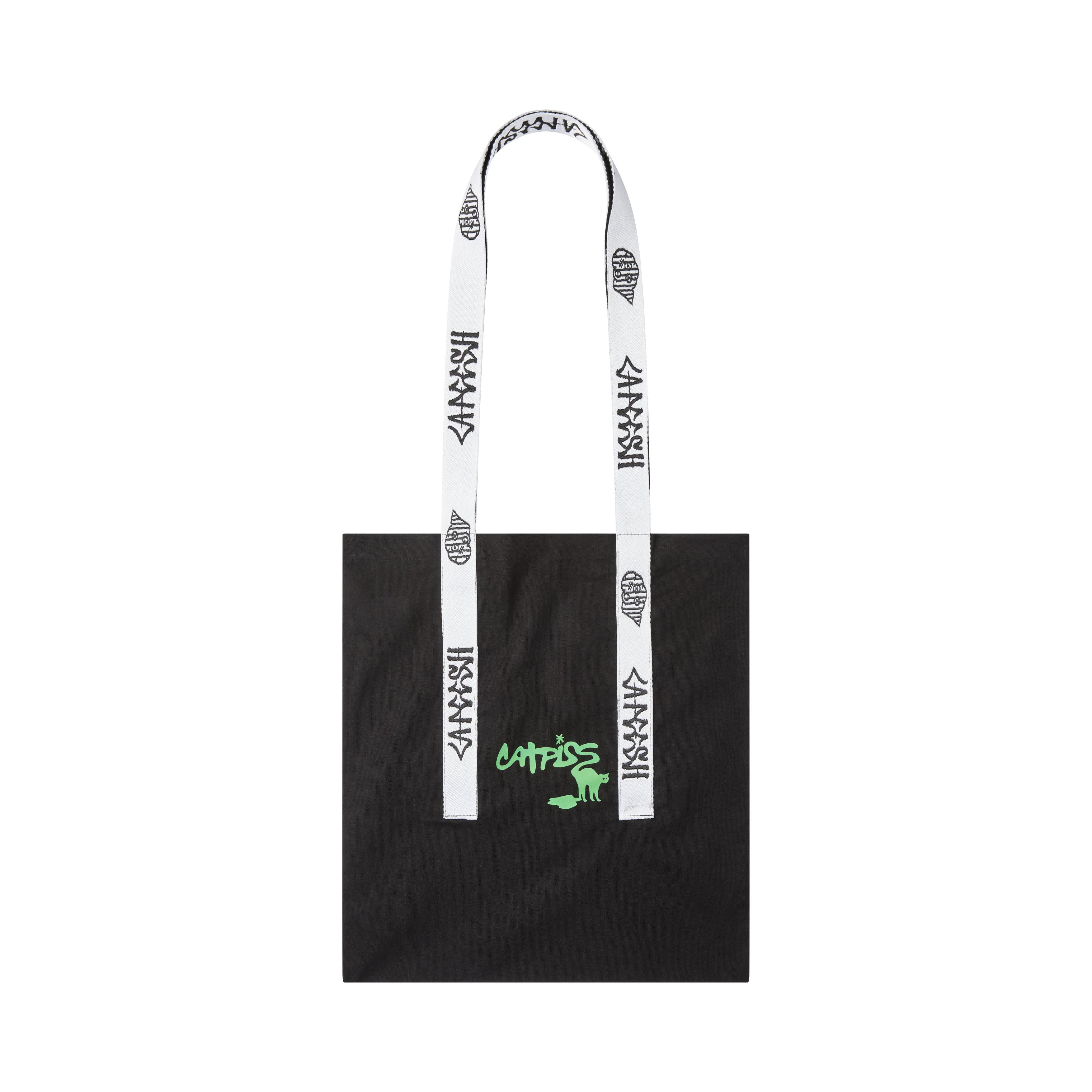 catpiss totebag - white