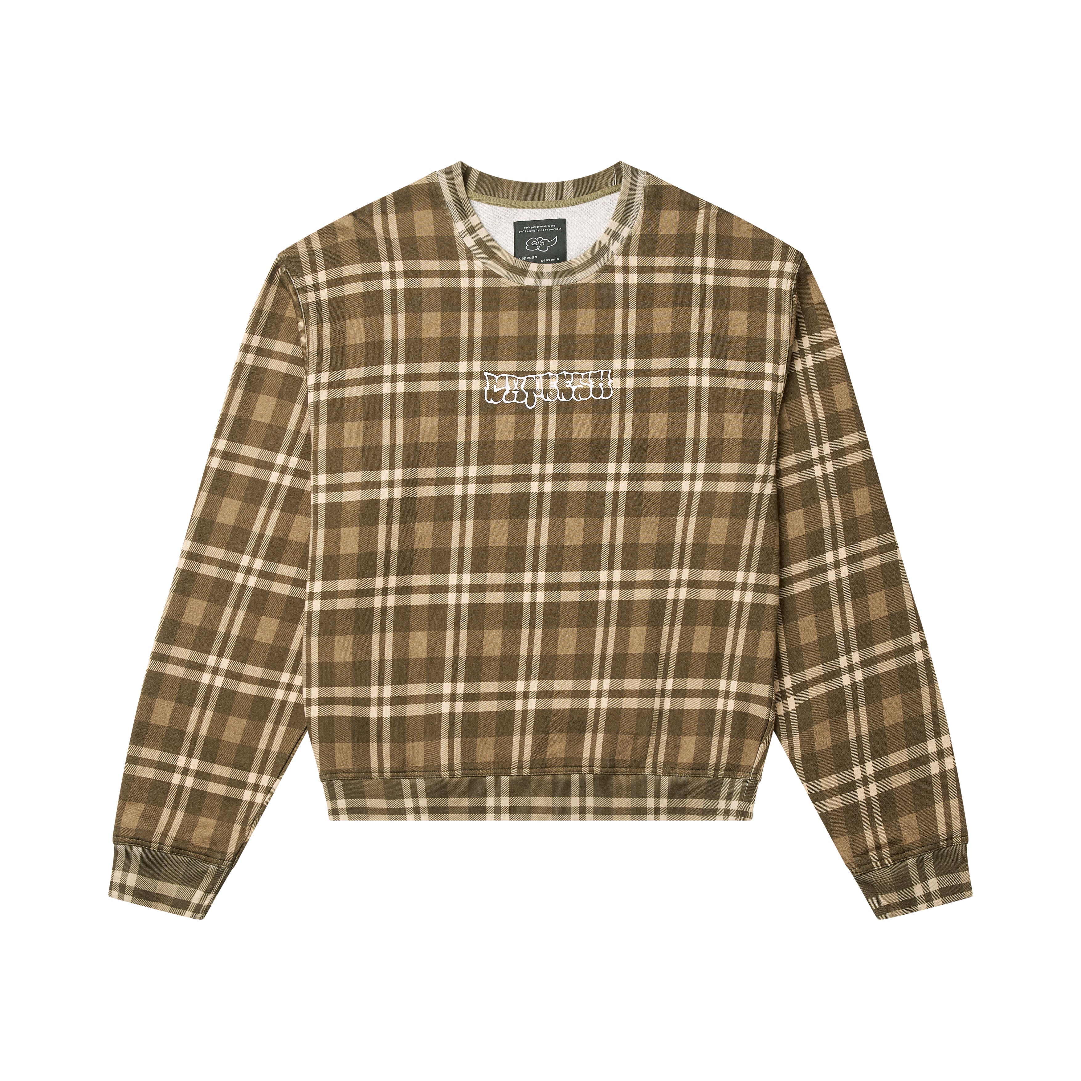 crewneck - plaid