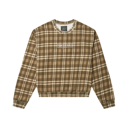 crewneck - plaid