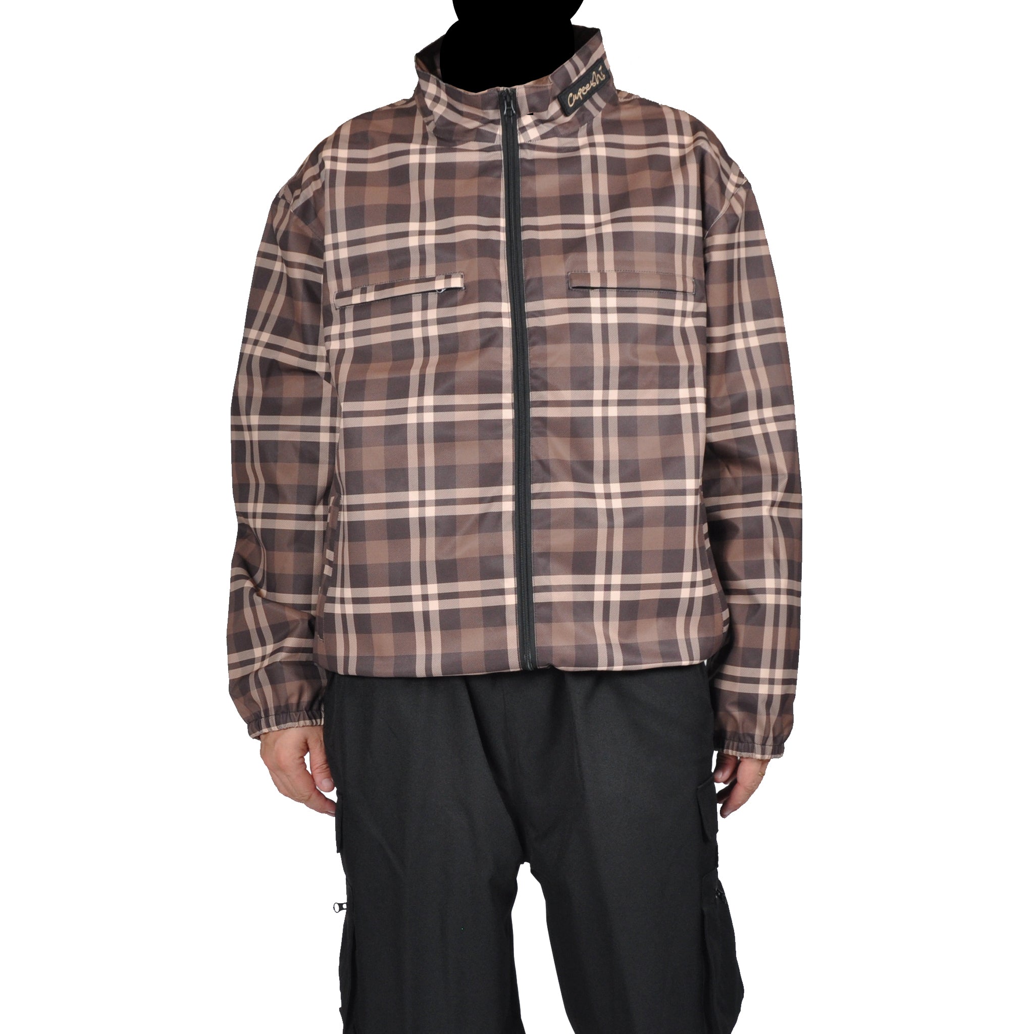 deconstucted revamp - plaid brown