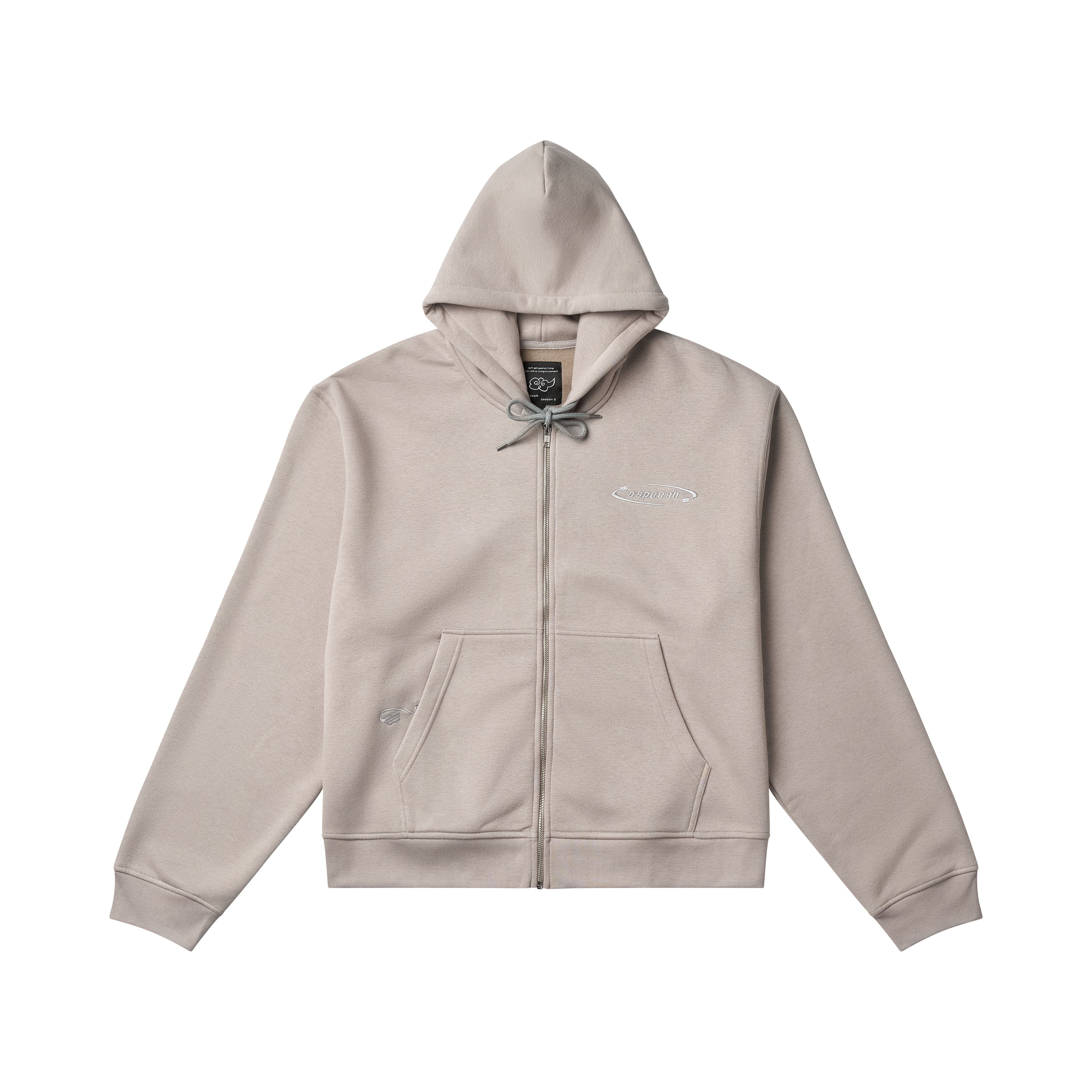 zip hoodiy - khaki