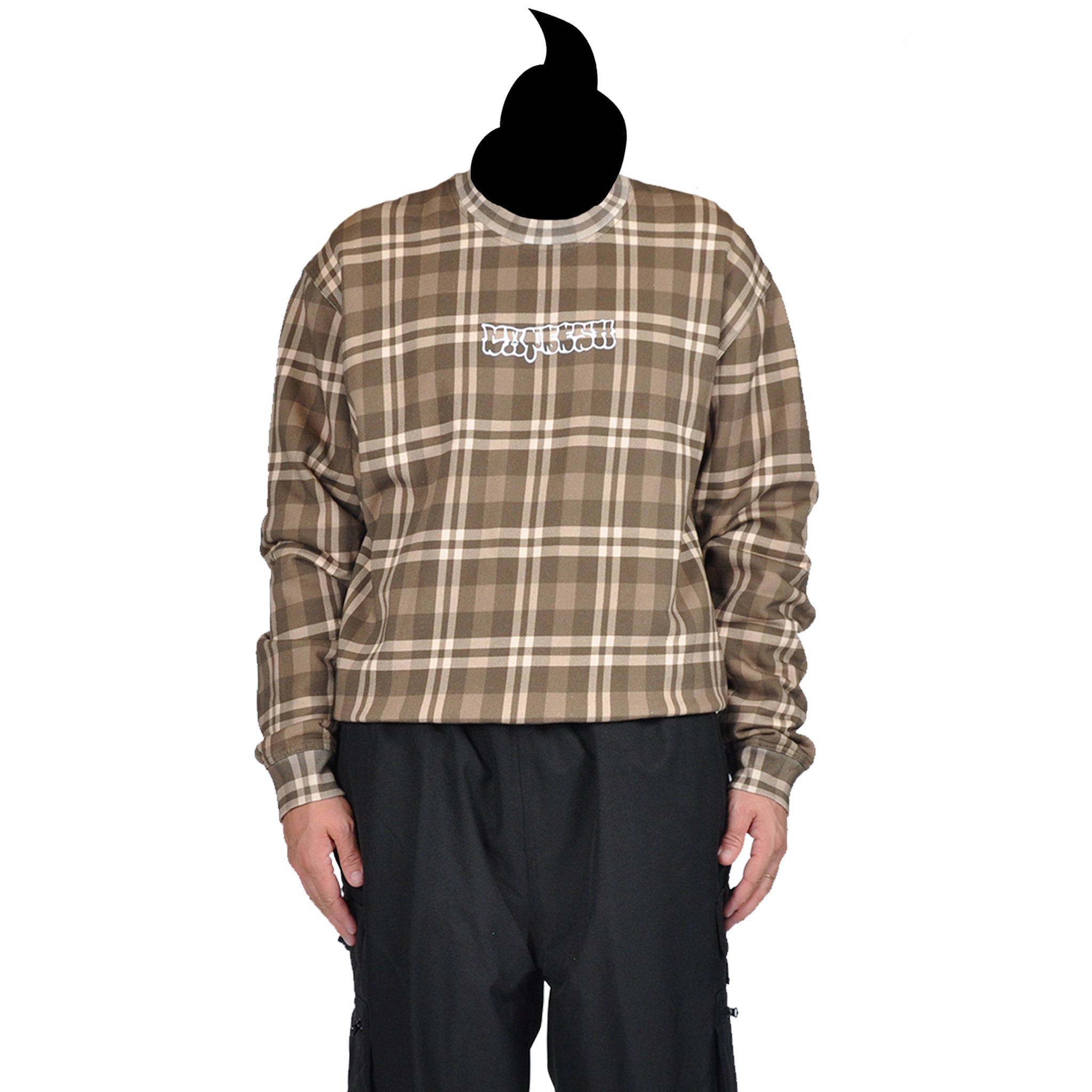 crewneck - plaid