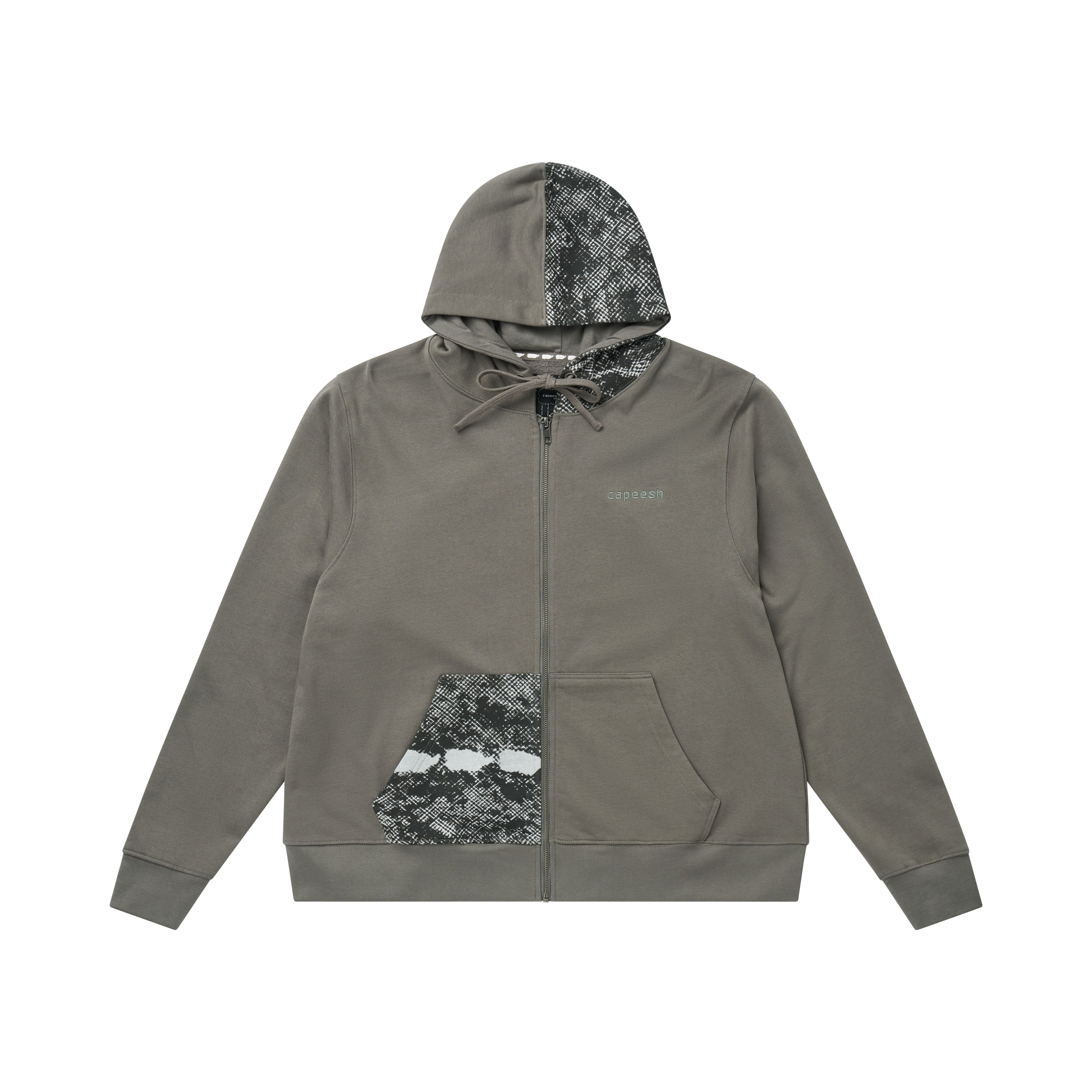 zip hoodiy - slate